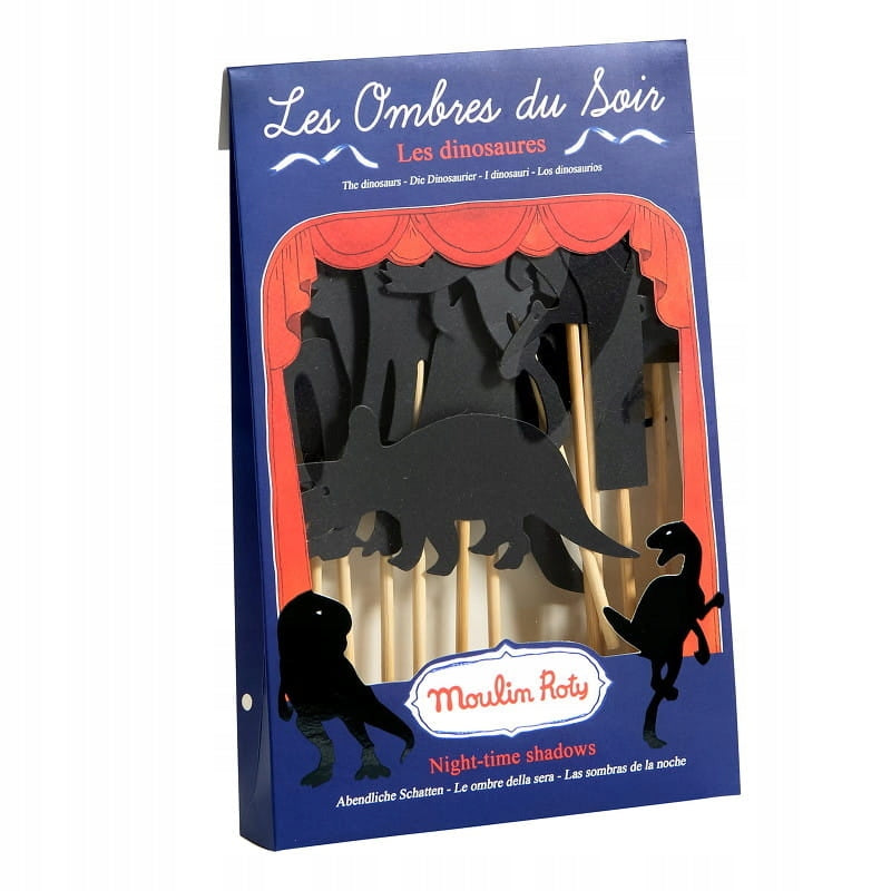 MOULIN ROTY Children's Fairy Tale Shadow Theatre Dinosaurs Brand Moulin Roty
