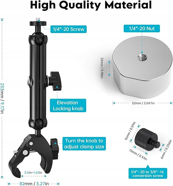 MOUNTING ASSEMBLY STARLINK MINI POST ADJUSTABLE HANDLE RV Packaging status original