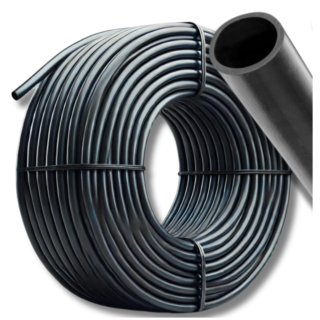 MOUNTING PIPE PE fi16 HOSE without holes CABLE 100m Irrigation System