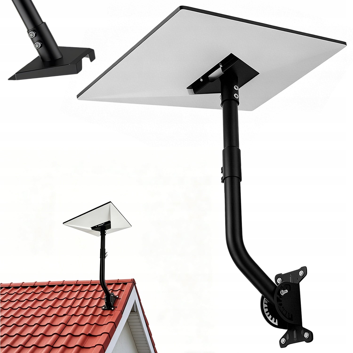 MOUNTING STARLINK GEN 3 ADJUSTABLE HANDLE 360 DEGREE STEEL