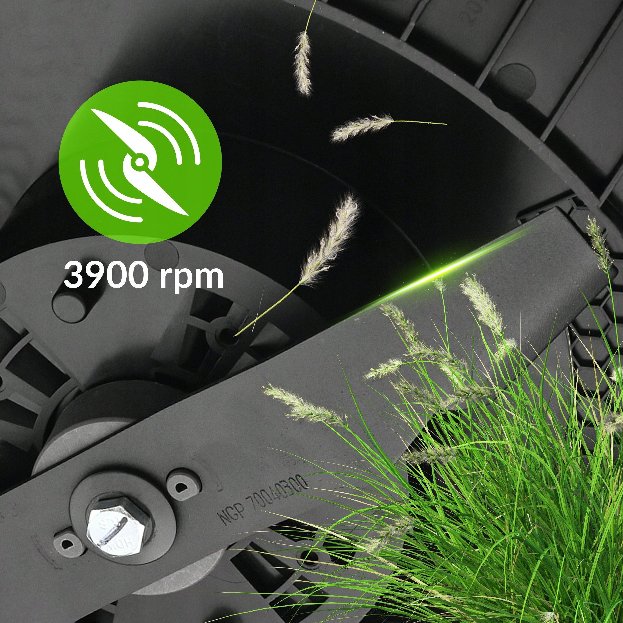 MOWER CORDLESS INDUCTION MOTOR 40V CHARGER POWERFUL BATTERY Mowing width 32 cm