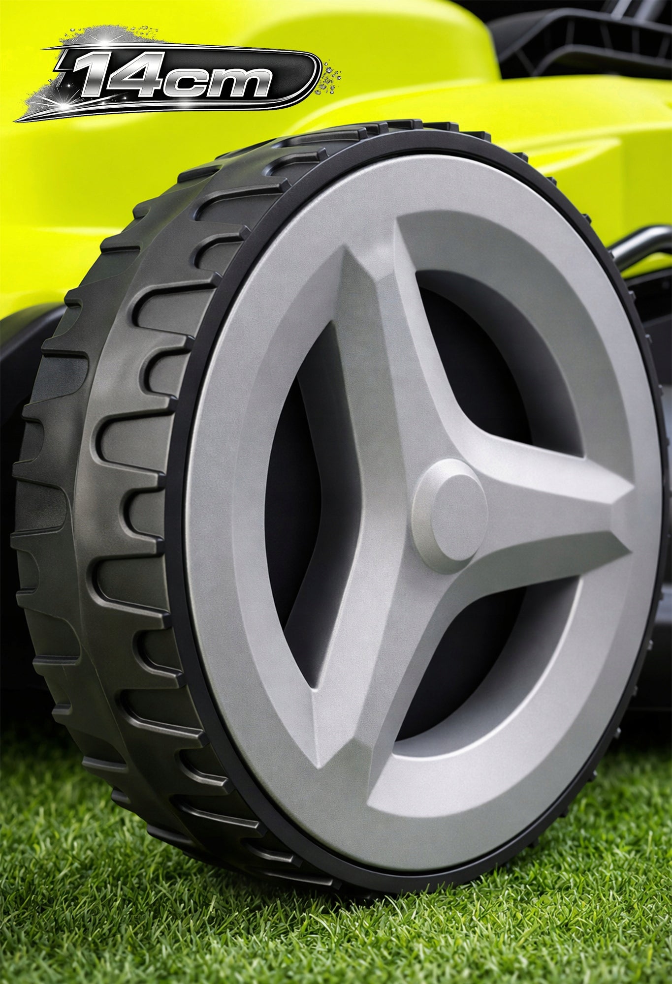 MOWER electric trimmer STRONG Large basket TOOLME TM341 2x KNIFE 34cm Engine power 12000 W