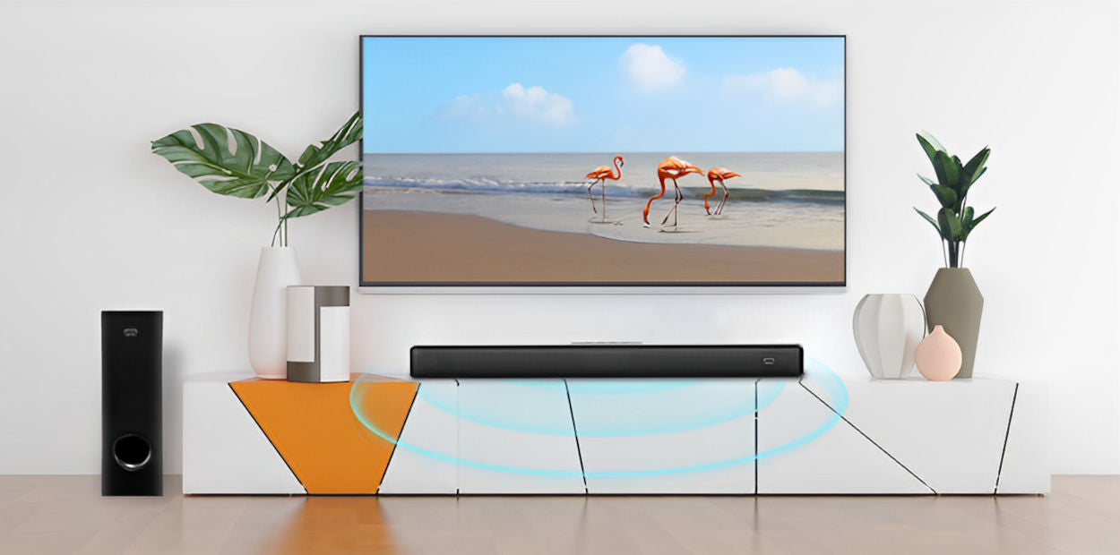 MOZOS THEATER 2.1 SOUNDBAR HOME CINEMA 100/160W BLUETOOTH SUBWOOFER + REMOTE CONTROL Brand Mozos