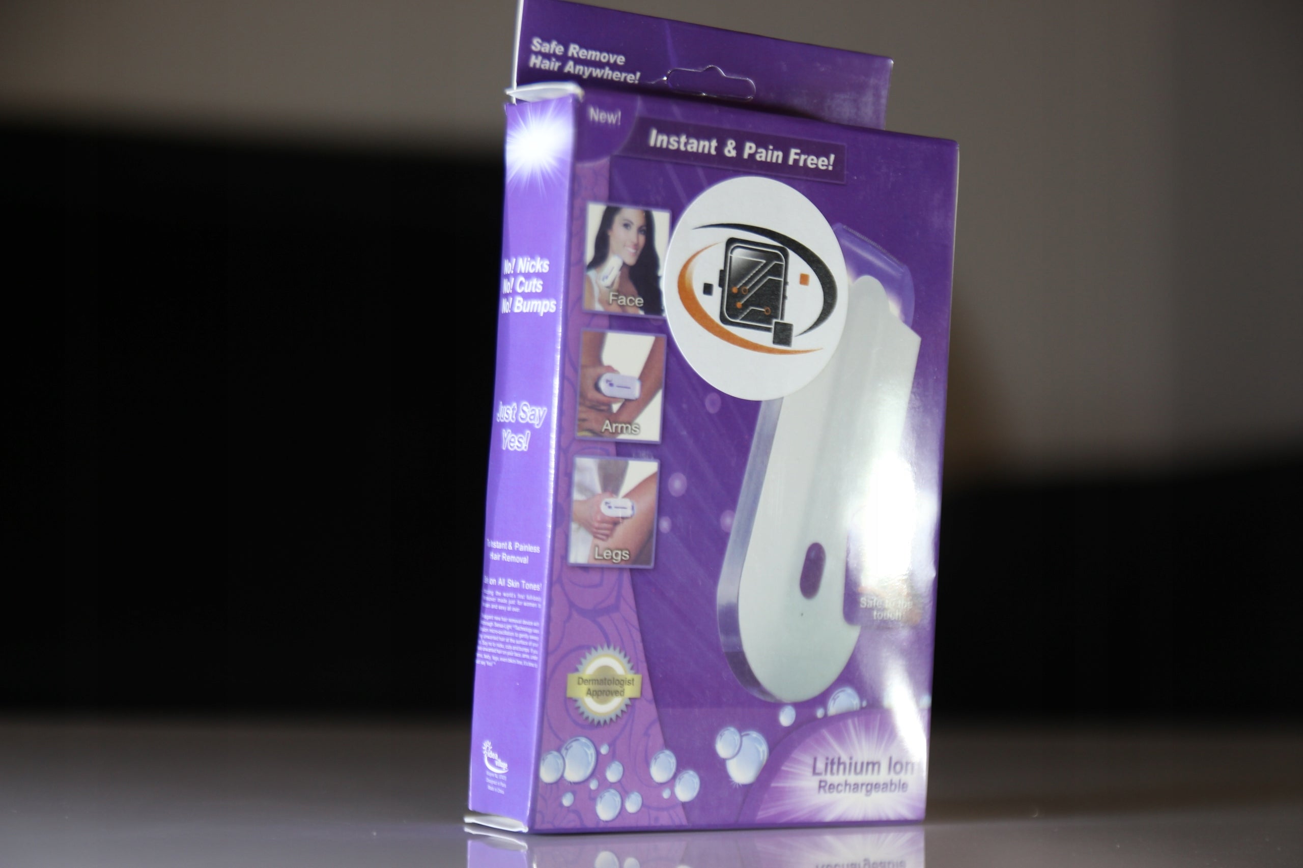 MP EPILATOR LASER SHAVER FINISHING TOUCH LED Power supply rechargeable battery