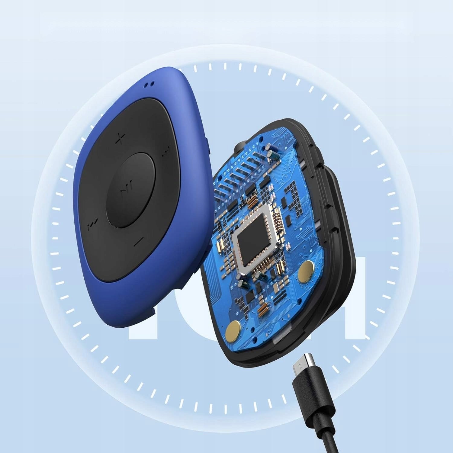 MP3 8GB PLAYER MINI CLIP RADIO FM SPORT HITCH BATTERY LIGHT Manufacturer code 5908107904397