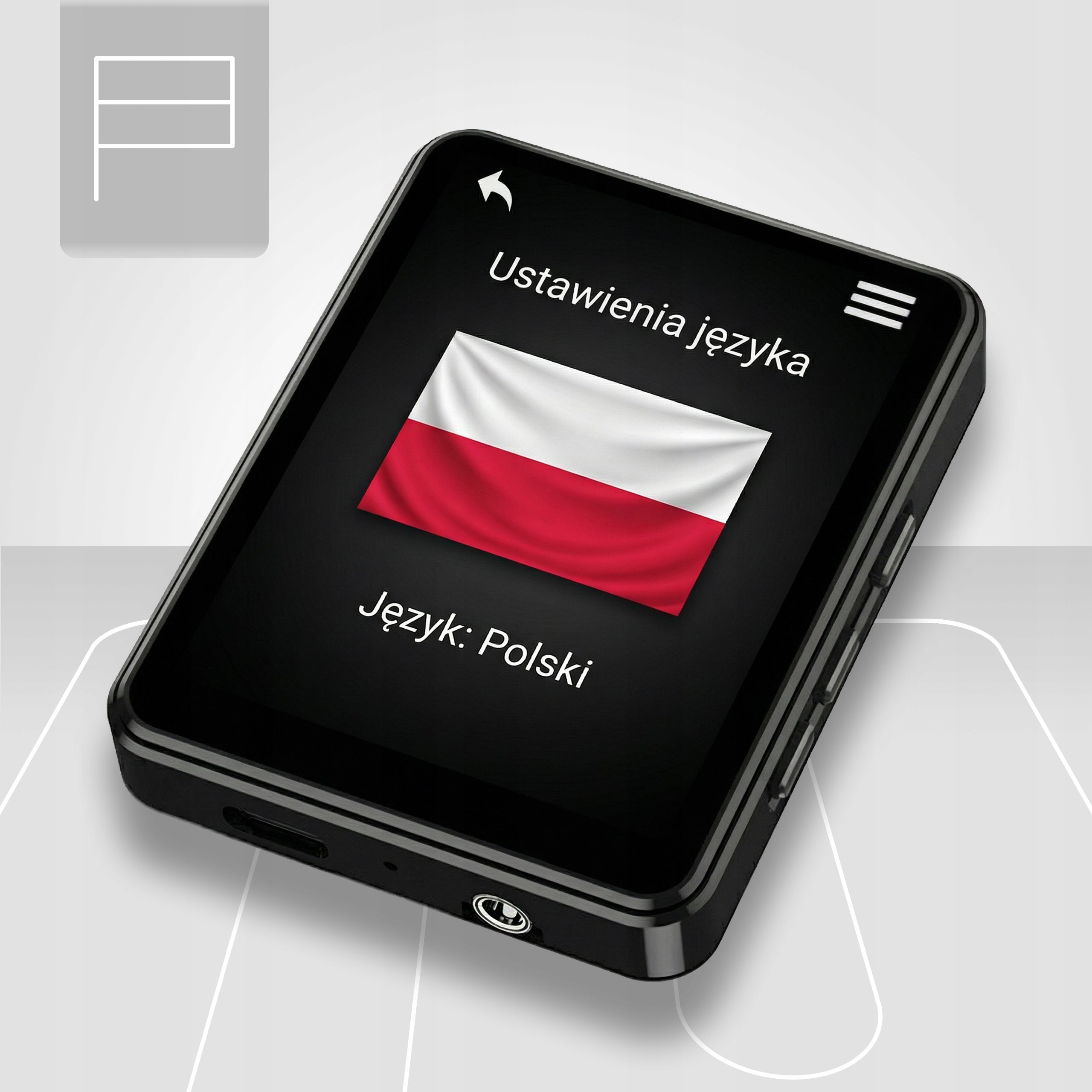MP3 PLAYER MP4 BLUETOOTH 32GB RADIO FM HEADPHONES HIFI PORTABLE MENU PL Packaging status original