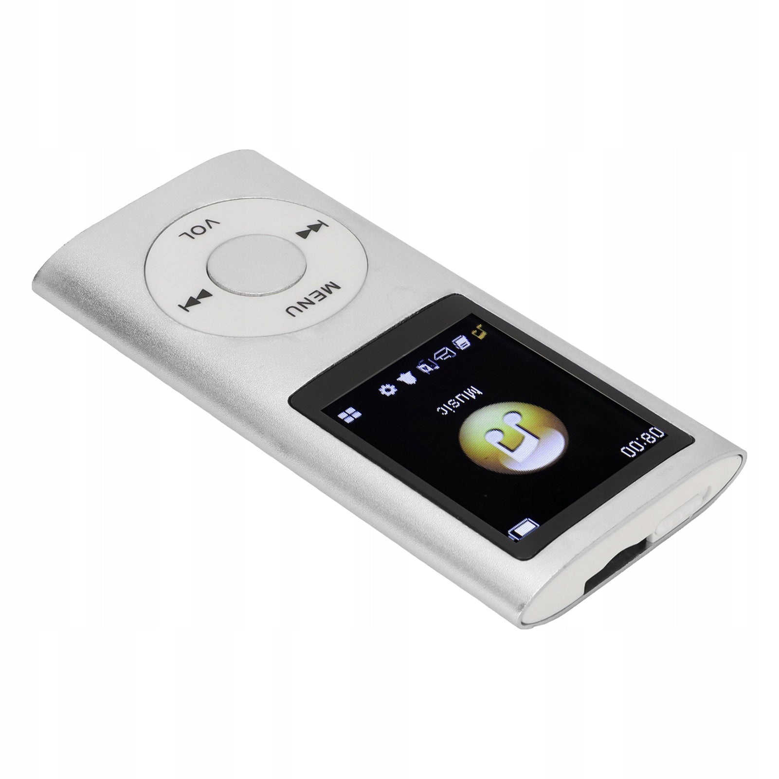 MP3 PLAYER MP4 HEADPHONES FREEBIE SILVER Model 2610220313612