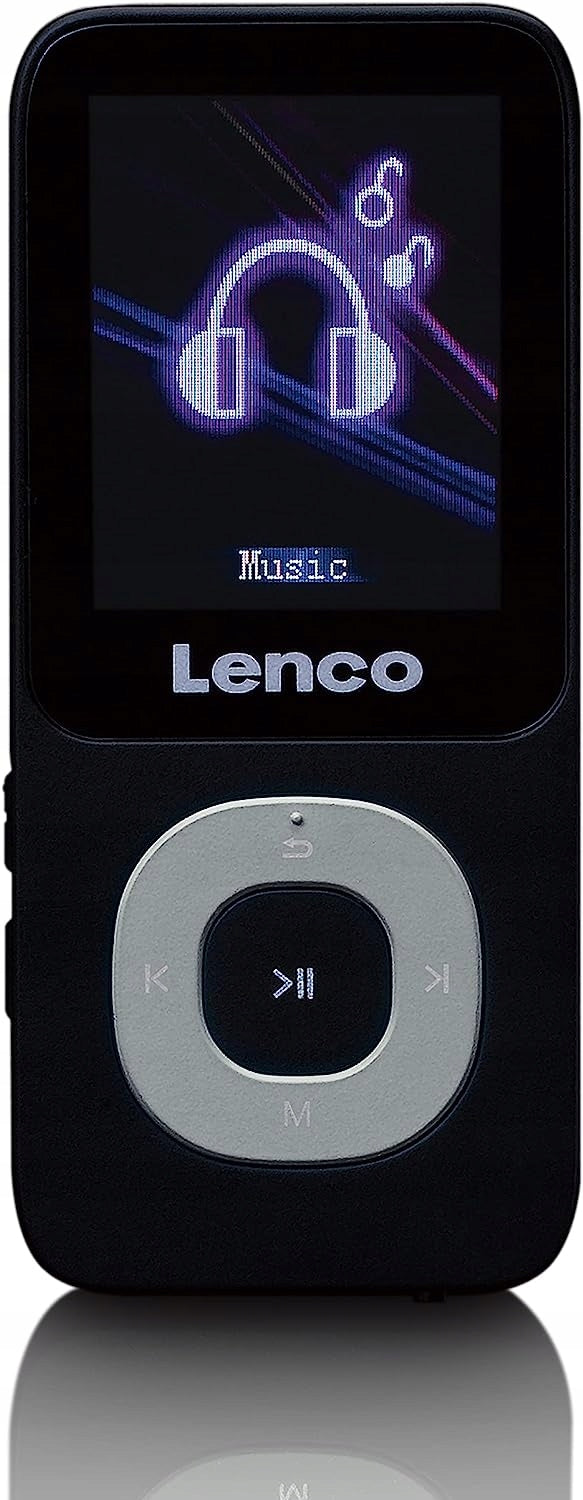 MP3 PLAYER MP4 STOPWATCH 4GB MICROSD SCREEN 1.8 RECORDING VOICE RECORDER BLACK