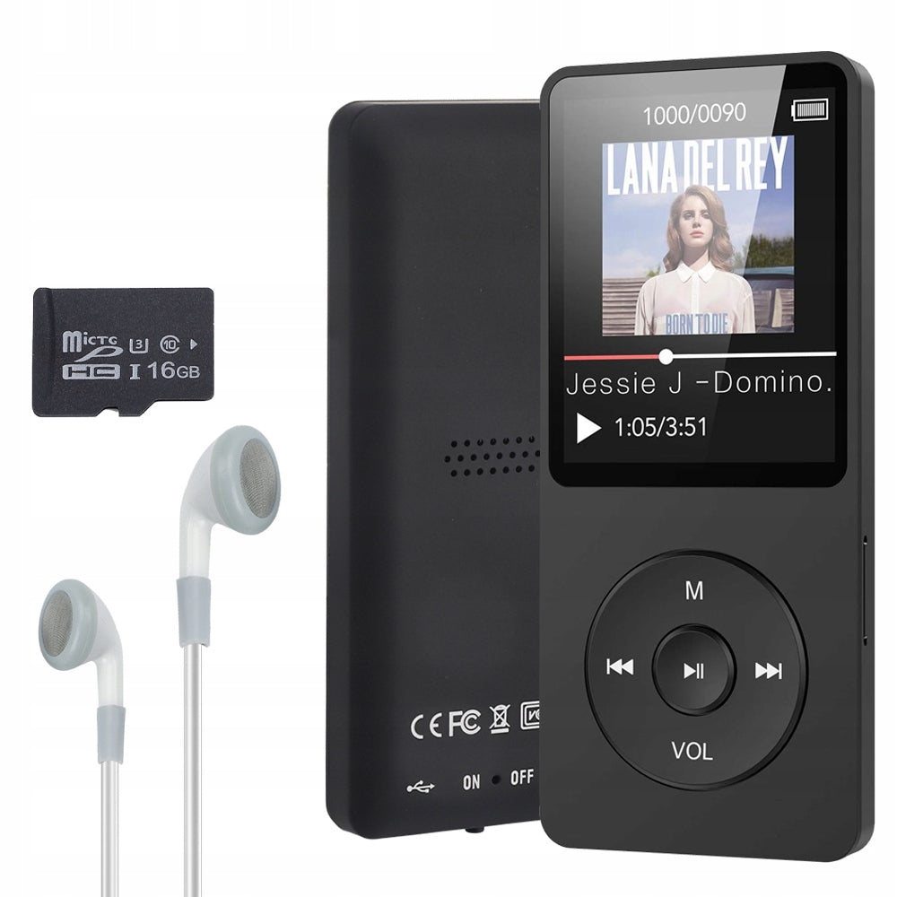 MP3 PLAYER PORTABLE LOSSLESS MP3 16GB PLAYER WITH 1.8 INCH SCREEN Packaging status original