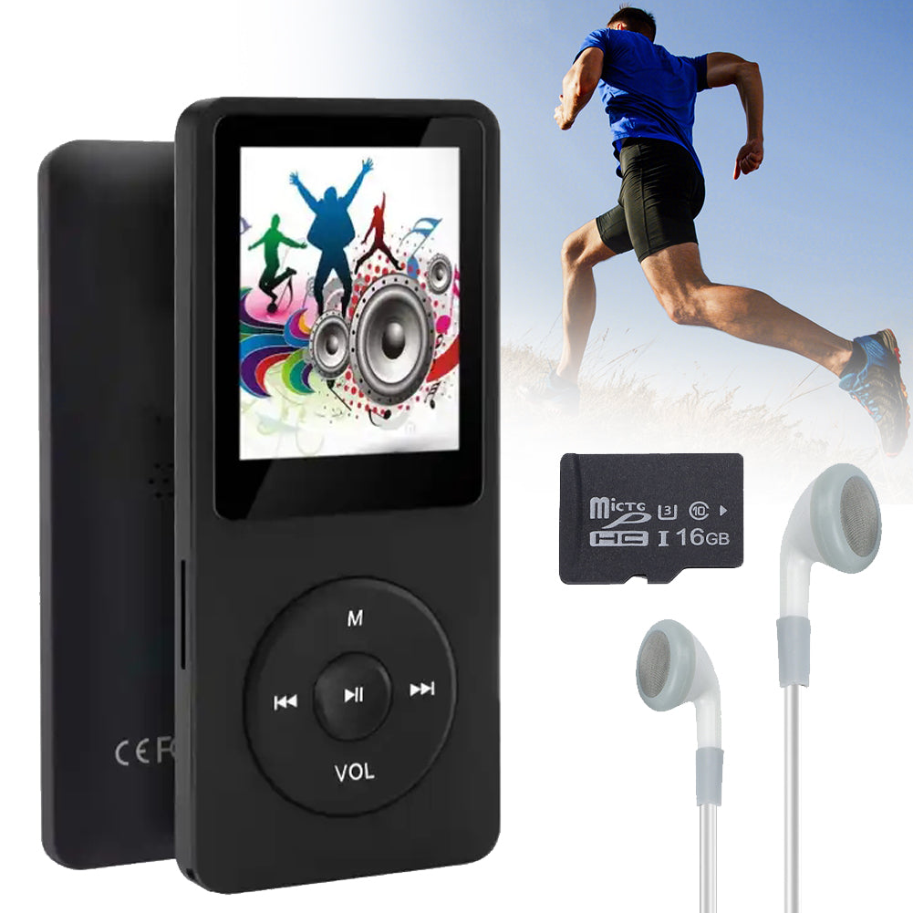 MP3 PLAYER PORTABLE LOSSLESS MP3 16GB PLAYER WITH 1.8 INCH SCREEN