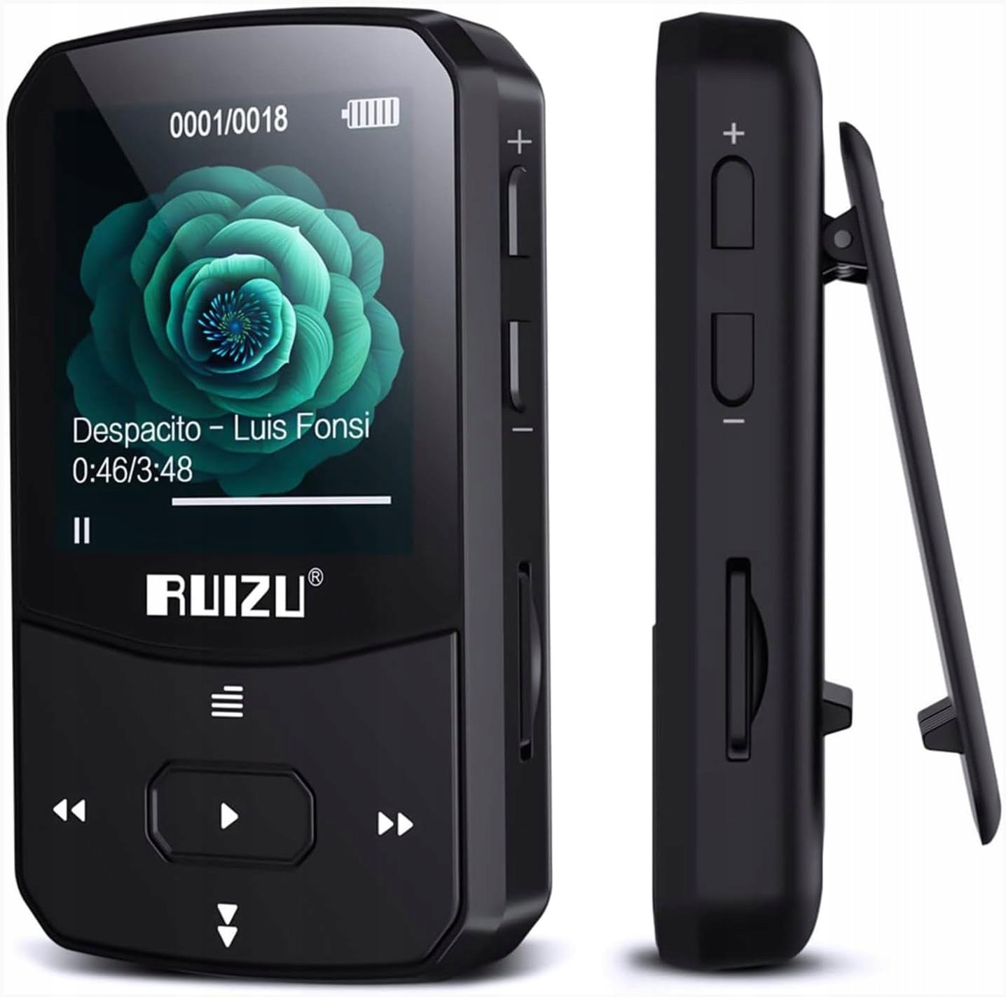 MP3 Player Bluetooth Portable HiFi Radio fm Pedometer Voice Recorder