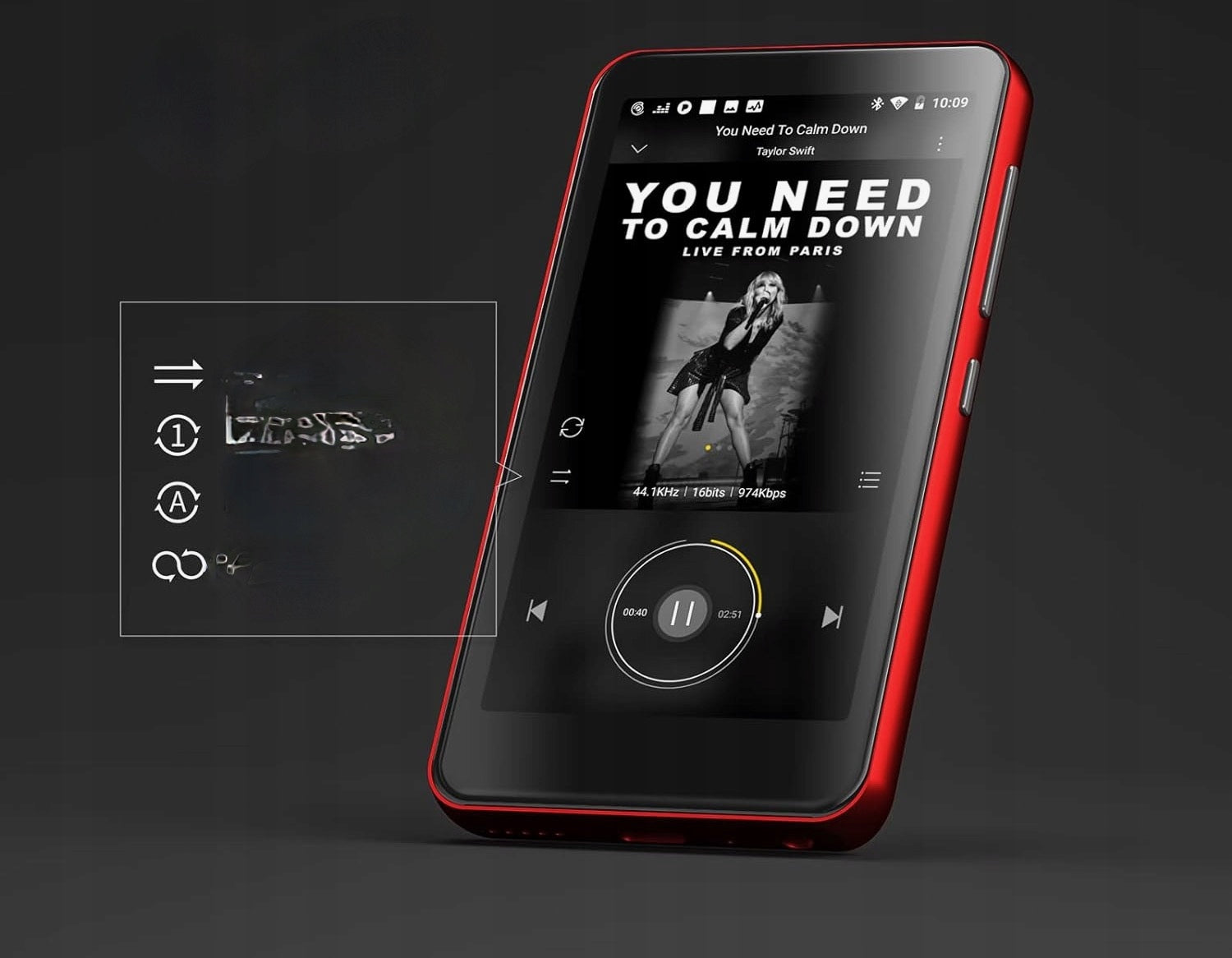 MP3 Player Spotify Wi-Fi Bluetooth Android Touch Screen HiFi Sound Manufacturer code Odtwarzacz MP3 Spotify Wi-Fi Bluetooth