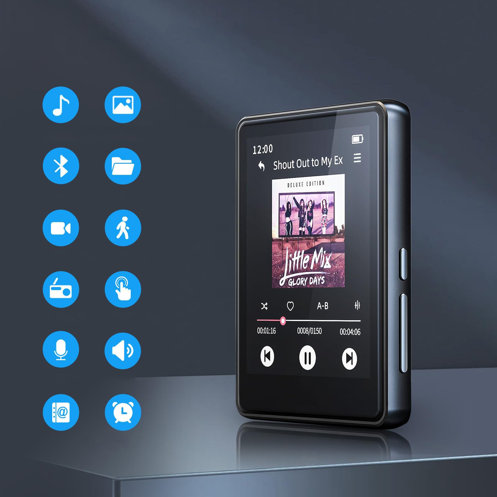 MP3 player with Bluetooth, 32GB, FM radio, Polish interface HEADPHONES Packaging status original