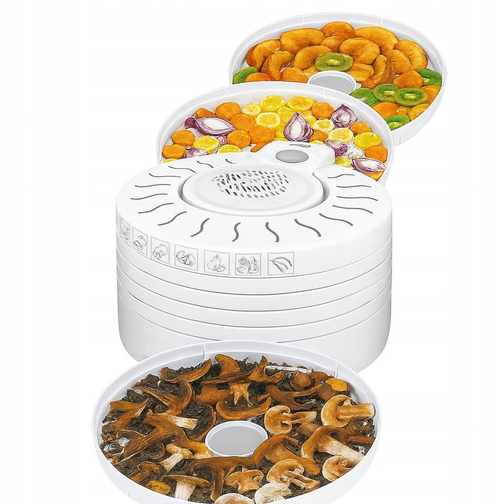 MPM MSG-01 COMPACT FOOD DRYER FOR MUSHROOMS 5 TRAYS DIAMETER 28 CM