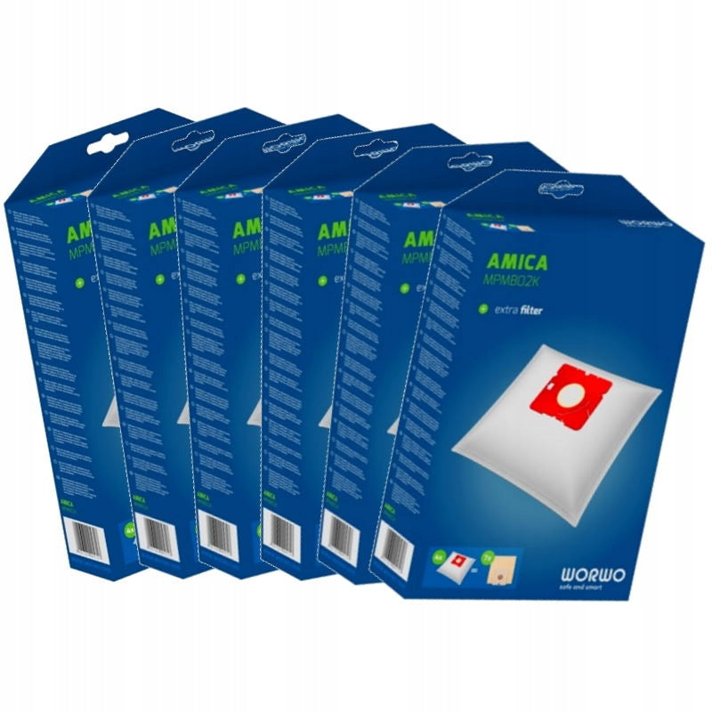 MPMB02 Vacuum Cleaner Bags Amica Zelmer Beko Bulk Pack of 24