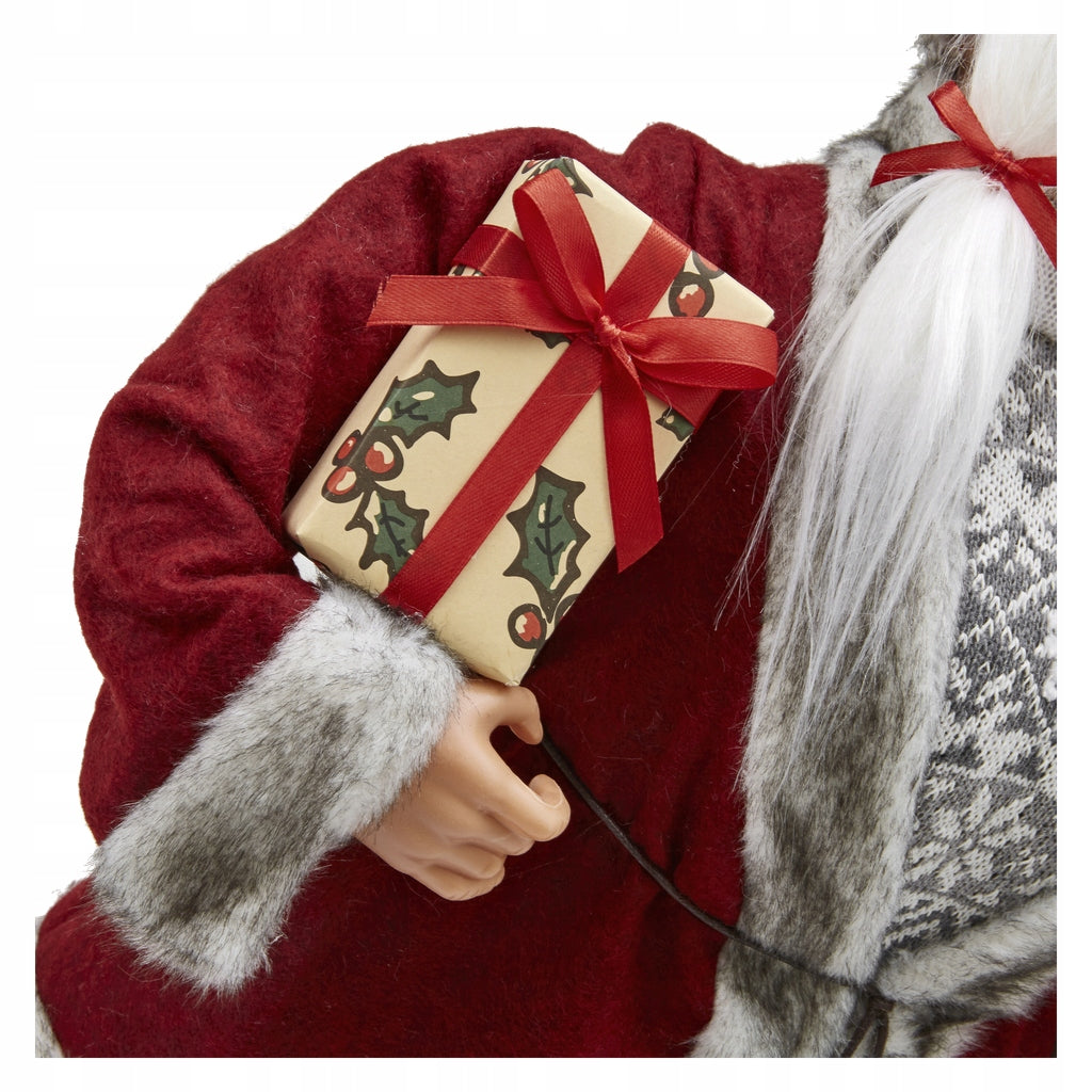MRS. SANTA CLAUS DECORATIVE CHRISTMAS FIGURINE SHOWED A LARGE 81CM Manufacturer code 027974