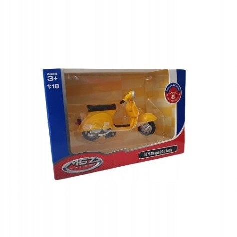 MSZ 1:18 1976 VESPA 200 RALLY YELLOW 3211
