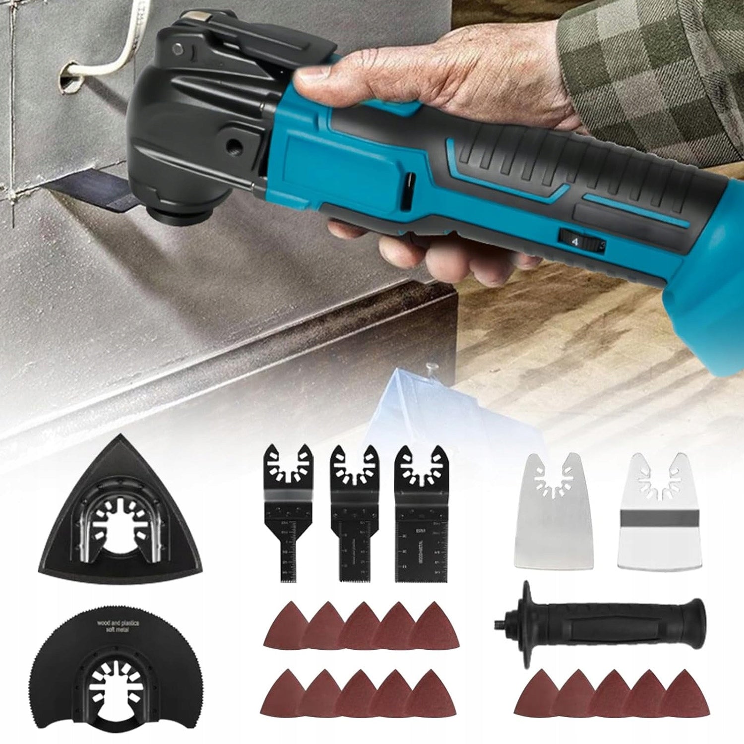 MULTI-TOOL MULTI-TOOL FOR BATTERY 18V 300W POWERFUL Manufacturer code DTM53ZX1