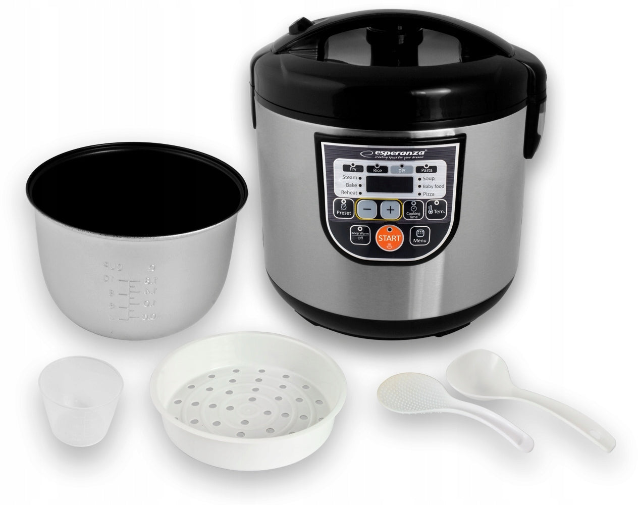 MULTICOOKER PRESSURE COOKER ELECTRIC POT 11 FUNCTIONS ESPERANZA EKG011 860W Brand Esperanza
