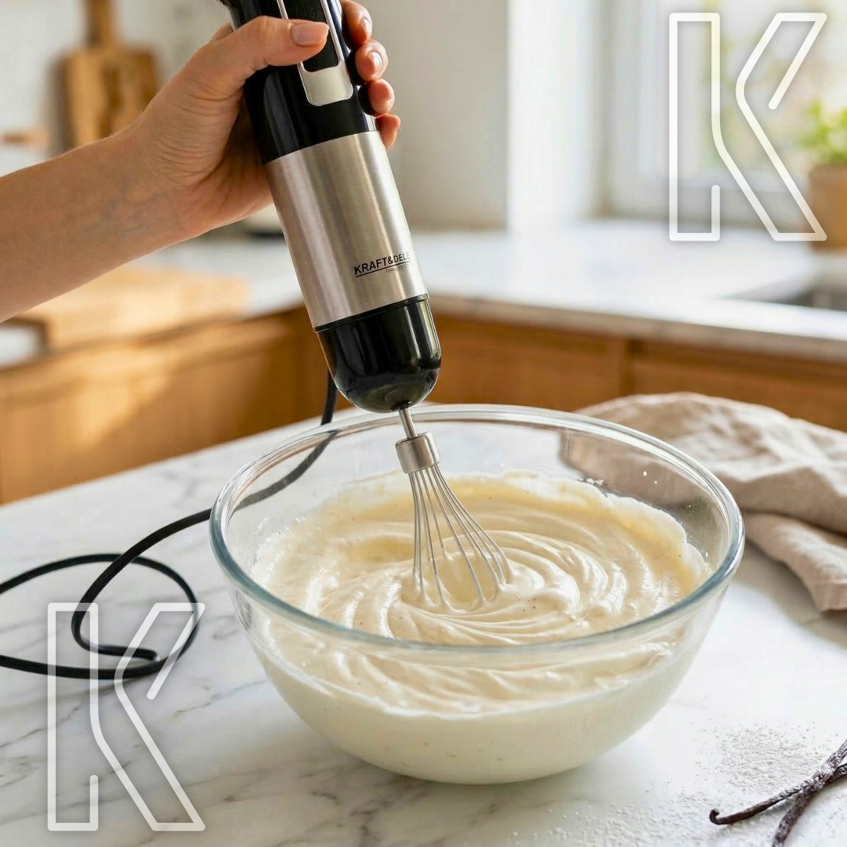 MULTIFUNCTION HAND BLENDER 1500W TURBO MODE MIXER CRUSHES ICE 8IN1 STRONG Power rating 1500 W