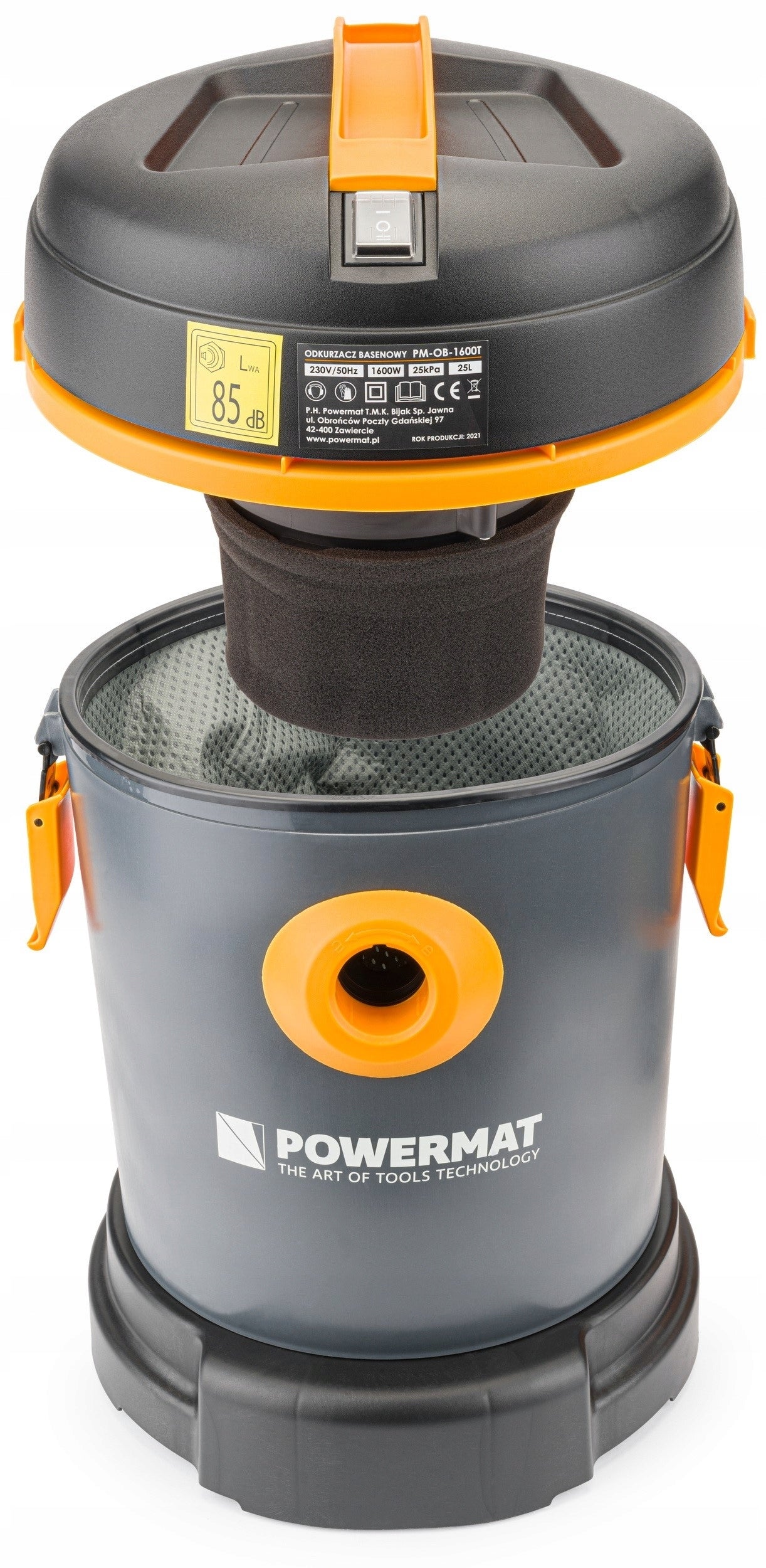 MULTIFUNCTION POOL VACUUM CLEANER 1600W 25L 3IN1 Manufacturer Powermat