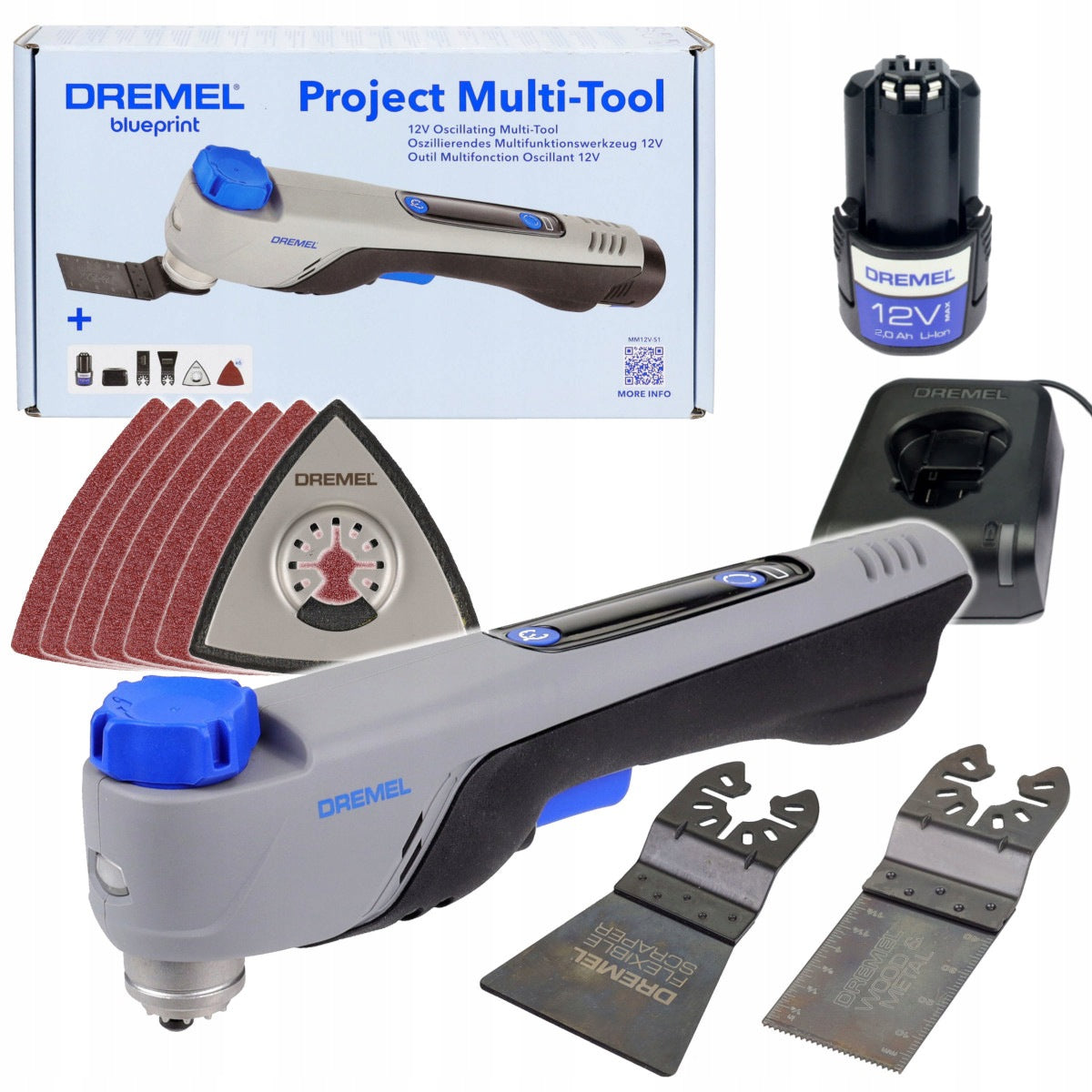MULTIFUNCTION TOOL MM12V-S1 DREMEL BLUEPRINT 1x3,0Ah