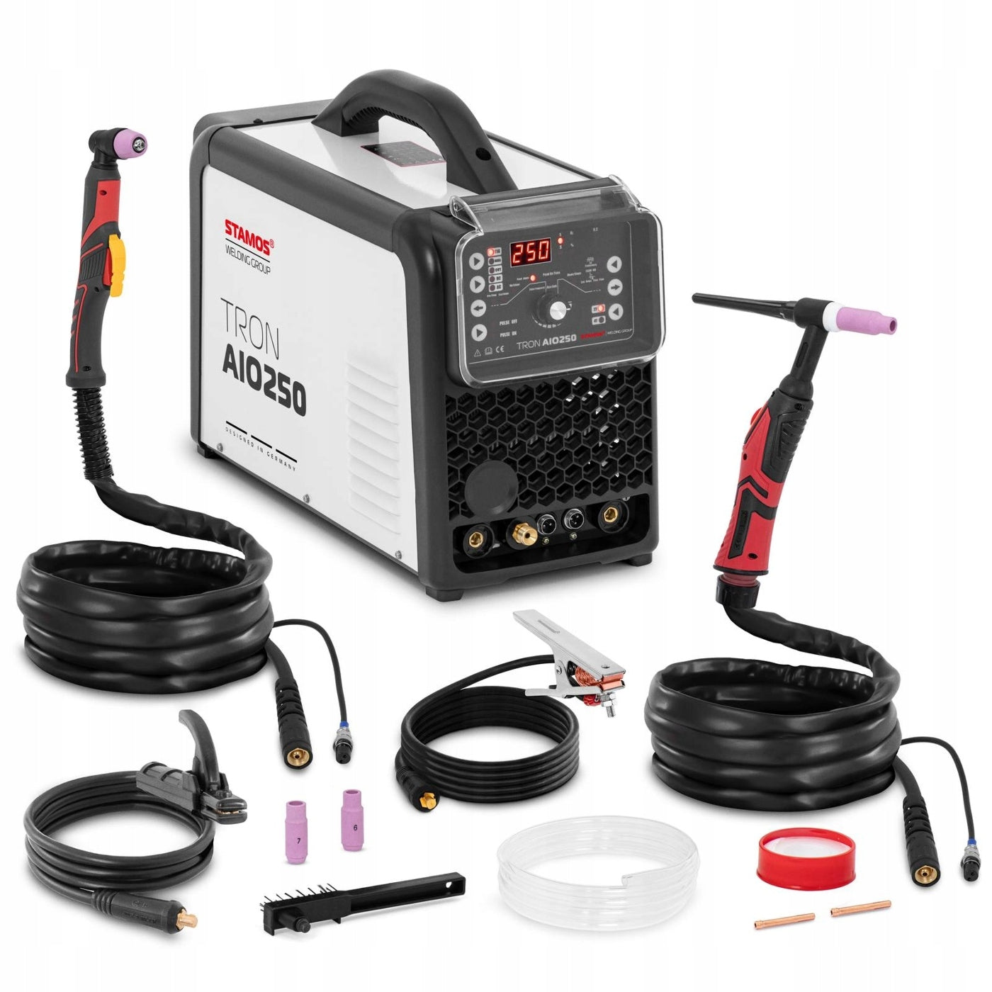 MULTIFUNCTION WELDING MACHINE - TIG AC/DC - MMA - 250 A - CUTTING 50 A - CYCLE