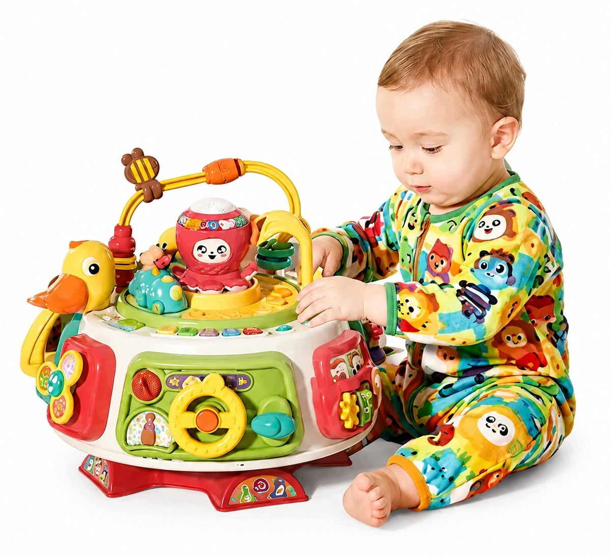 MULTIFUNCTIONAL EDUCATIONAL INTERACTIVE ROTATING TABLE STABLE TABLE Packaging status original