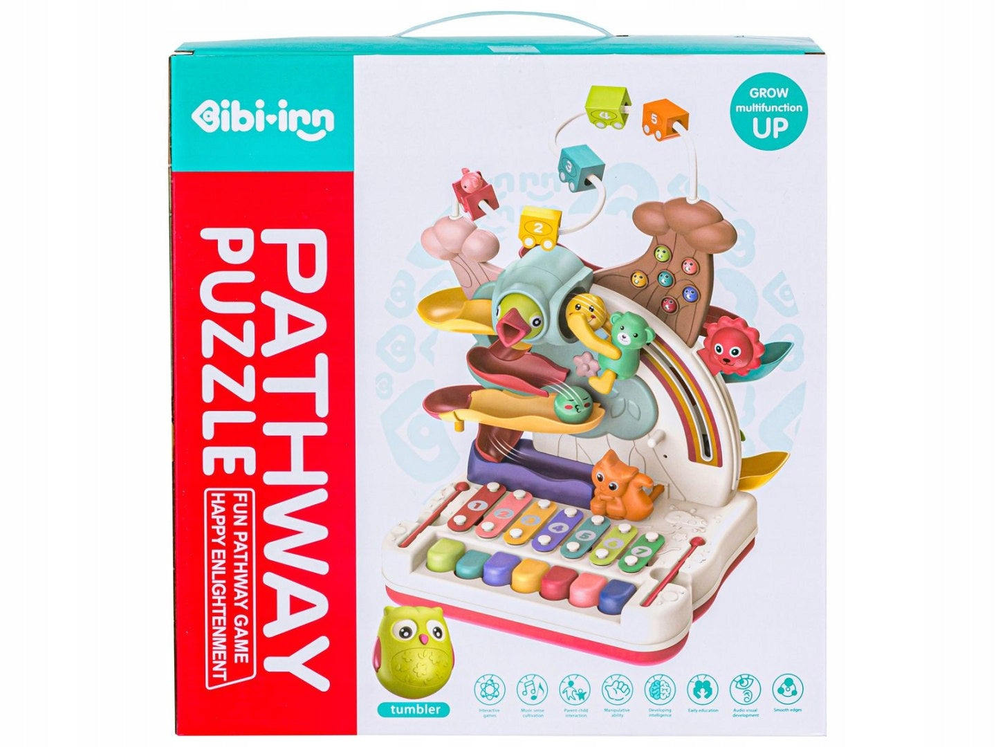 MULTIFUNCTIONAL, EDUCATIONAL TOY FOR CHILDREN, CYMBALS, SLIDE, HEADBAND Packaging status original