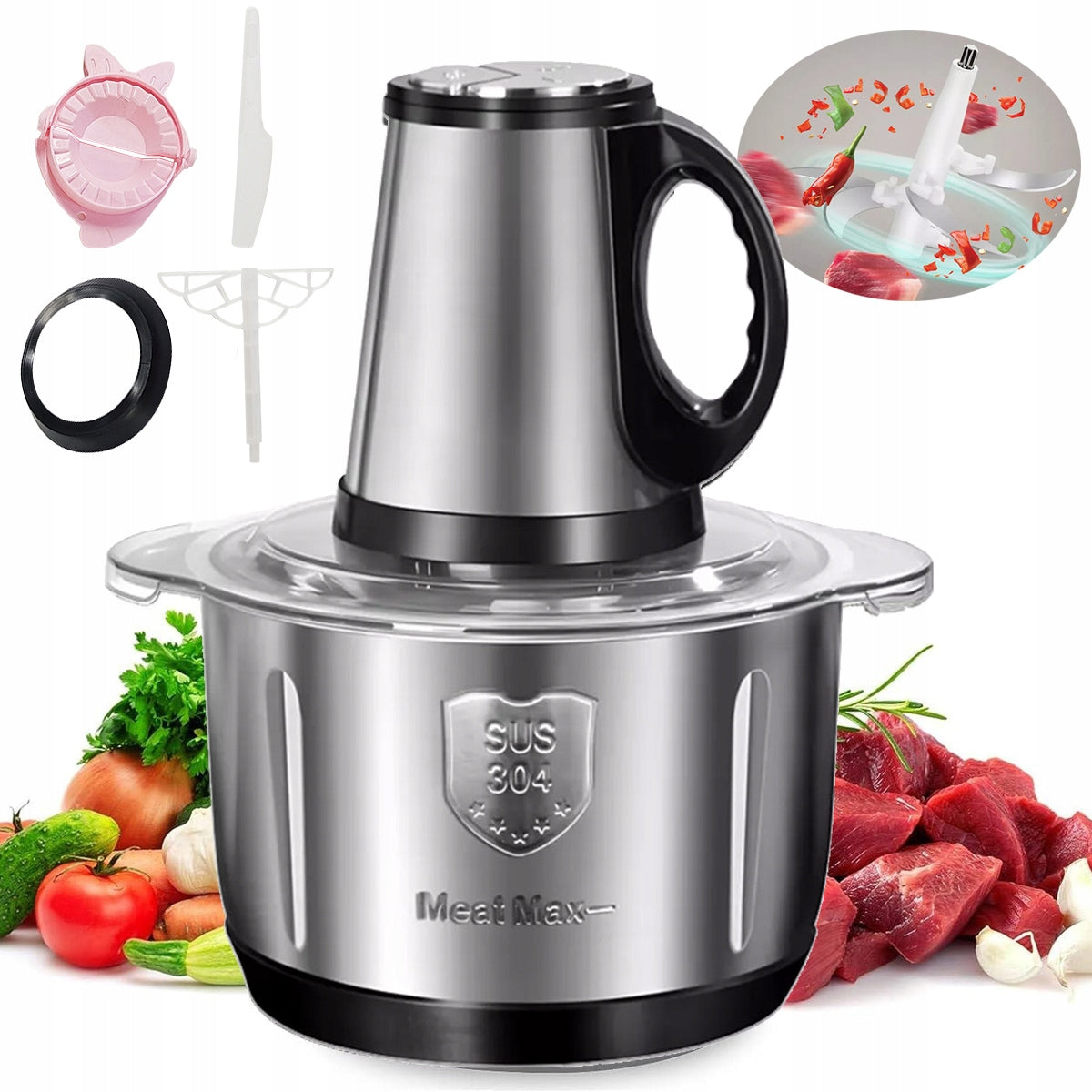 MULTIFUNCTIONAL ELECTRIC MEAT GRINDER 5L LARGE CAPACITY POWERFUL MOTOR