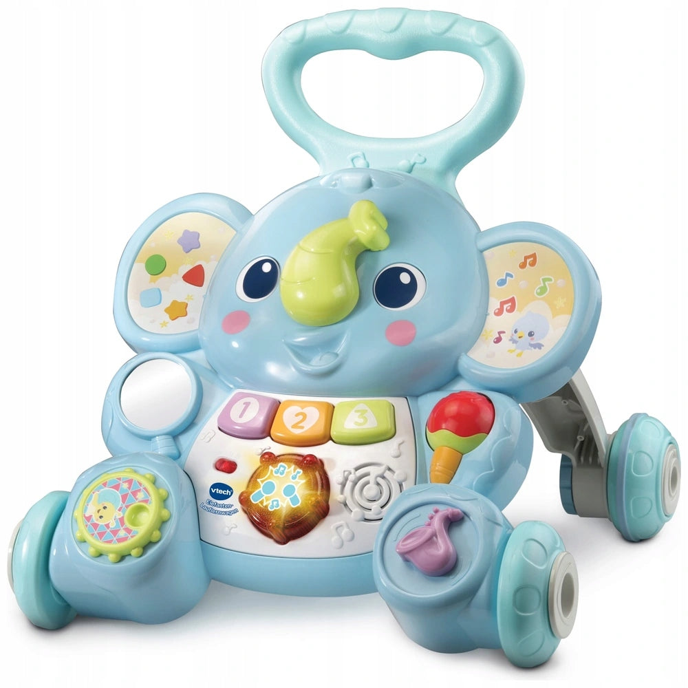 MULTIFUNCTIONAL INTERACTIVE RIDE-ON PUSHER PLAYING ELEPHANT German version
