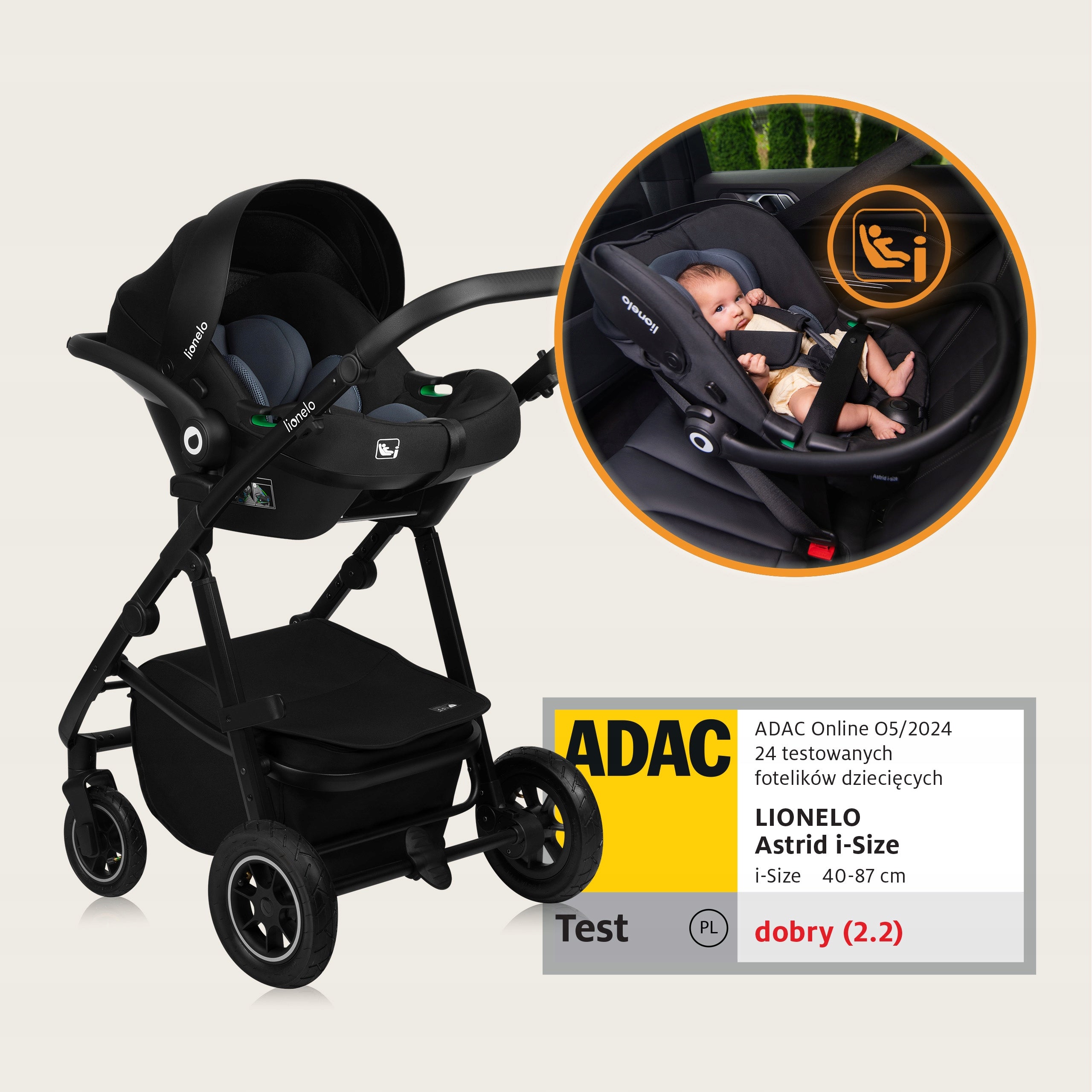 MULTIFUNCTIONAL LIGHTWEIGHT BABY STROLLER 3in1 GONDOLA CAR SEAT STROLLER Amber Packaging status original