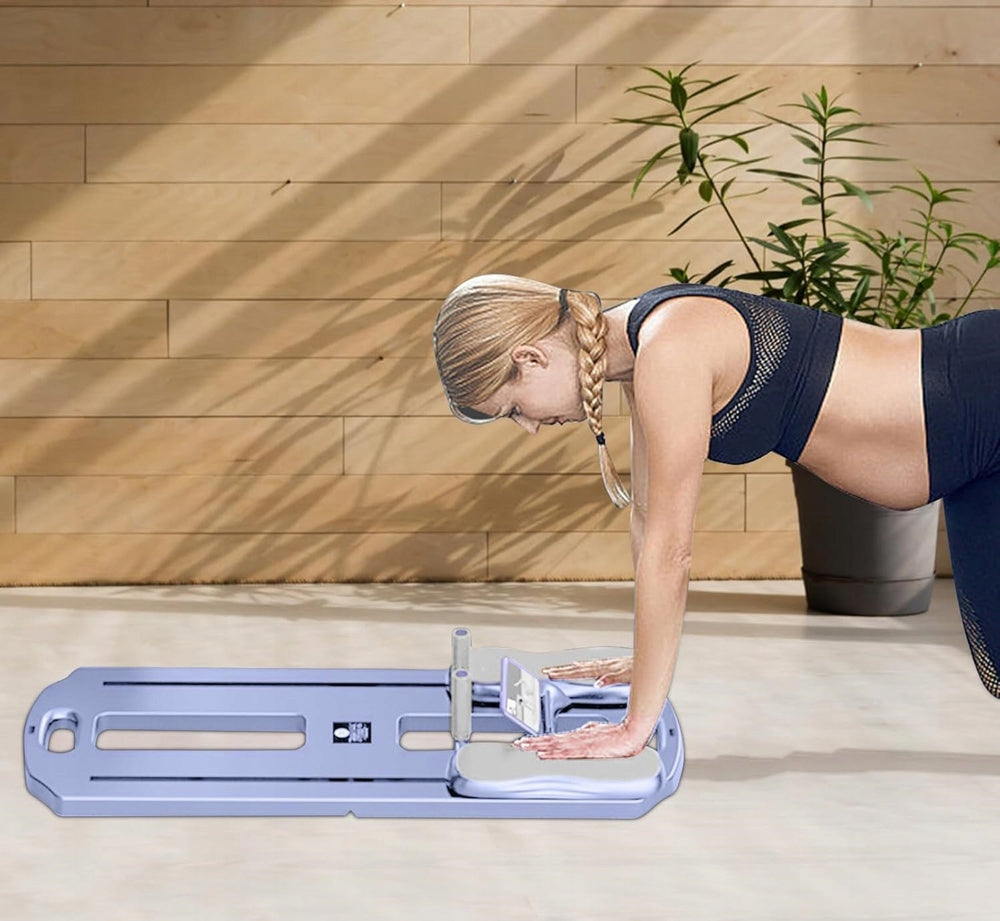 MULTIFUNCTIONAL Pilates Yoga Exercise Board with EXPANDERS REFORMER Packaging status original