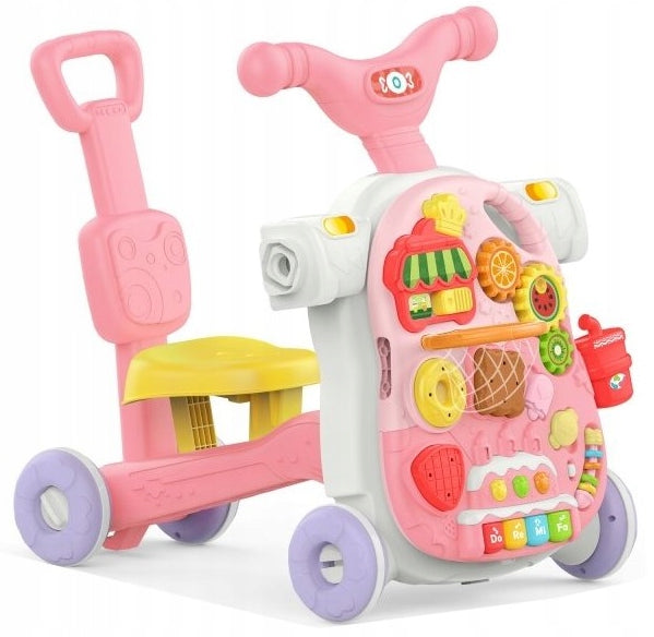 MULTIFUNCTIONAL RIDER WALKER PUSHER INTERACTIVE TABLE FOR CHILD BASKET Packaging status original