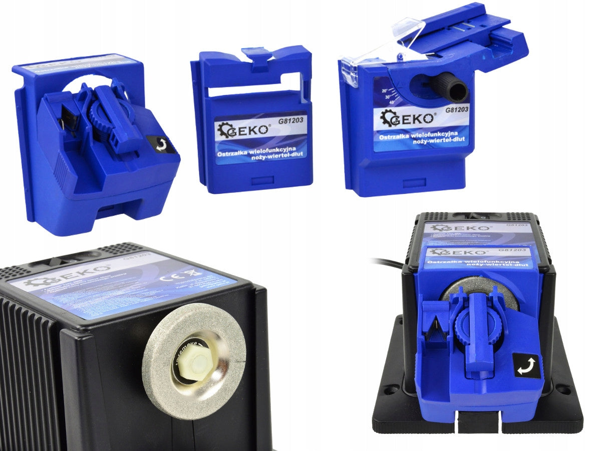 MULTIFUNCTIONAL SHARPENER FOR KNIFE DRILLS + DISCS