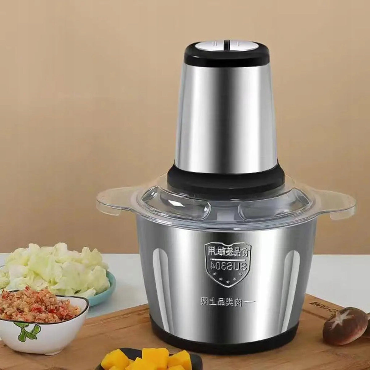 MULTIFUNCTIONAL SHREDDER FOR MEAT AND VEGETABLES ELECTRIC 300 IN MULTIMINCER Packaging status original