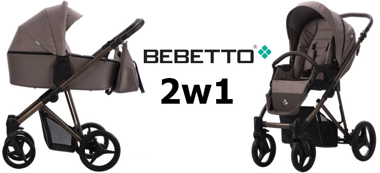 MULTIFUNCTIONAL STROLLER 2in1 BEBETTO Flavio Choco PRO 02 FOR BABY Manufacturer code 5901497111444