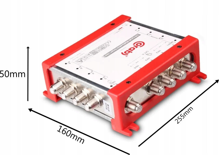 MULTISWICH CORAB 5/8 1080P HD DVB-S2 8 AUDIENCE Brand Corab