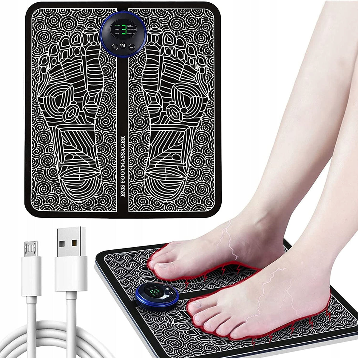 MUSCLE ELECTROSTIMULATOR EMS HAND FOOT MASSAGER ACUPRESSURE MASSAGE MAT Manufacturer code VA-1430294607