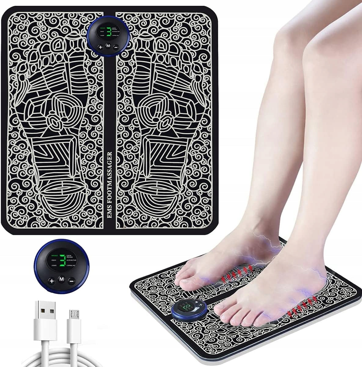 MUSCLE ELECTROSTIMULATOR EMS HAND FOOT MASSAGER ACUPRESSURE MASSAGE MAT