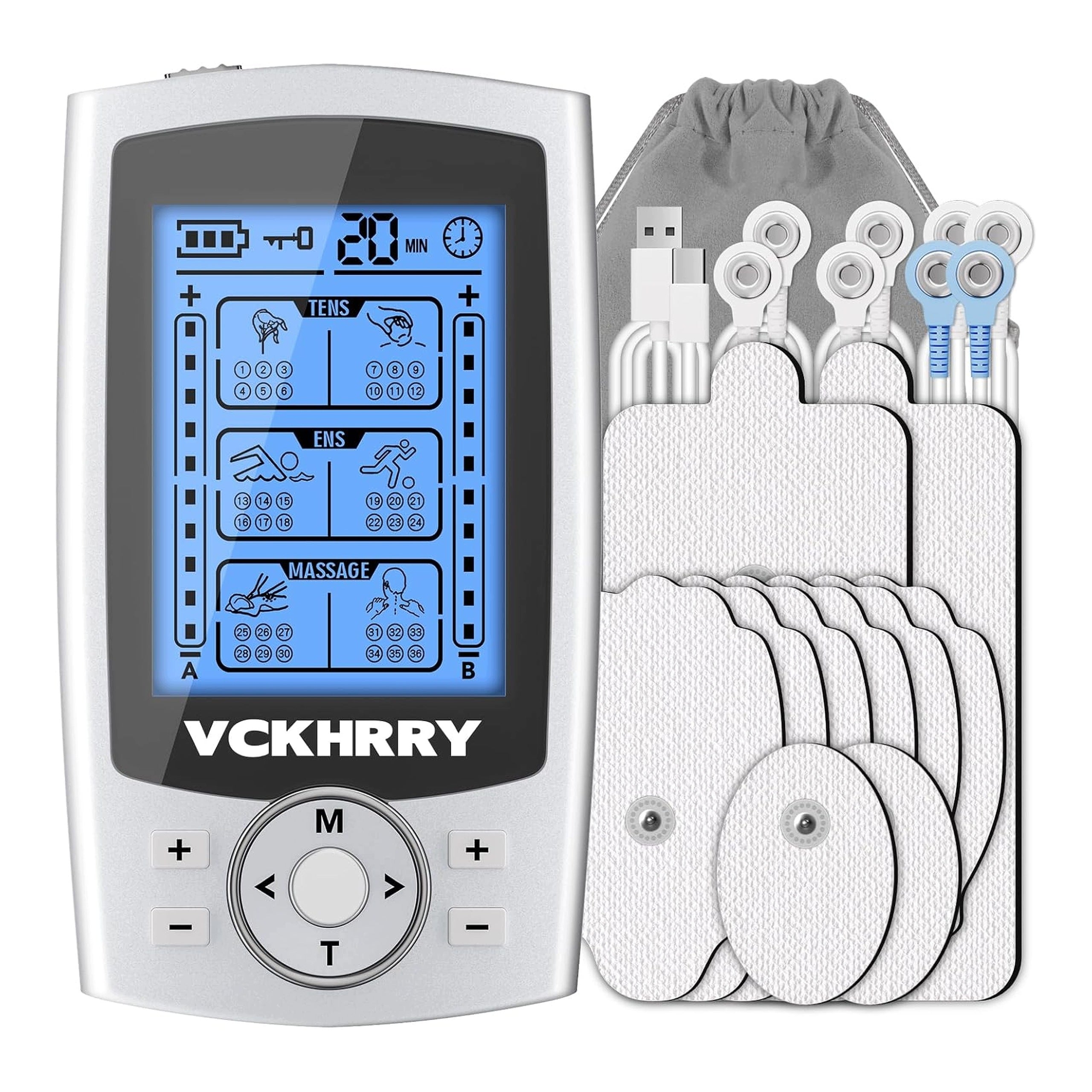 MUSCLE ELECTROSTIMULATOR TENS EMS NECK MASSAGER LEG ARMS