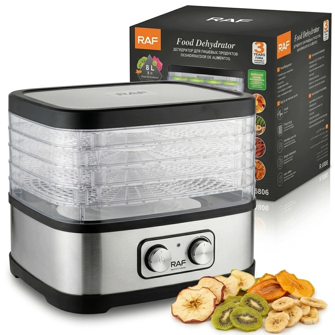 MUSHROOM DRYER FRUIT VEGETABLES HERBS FOOD STRONG 240W LARGE XXL 5 SIT