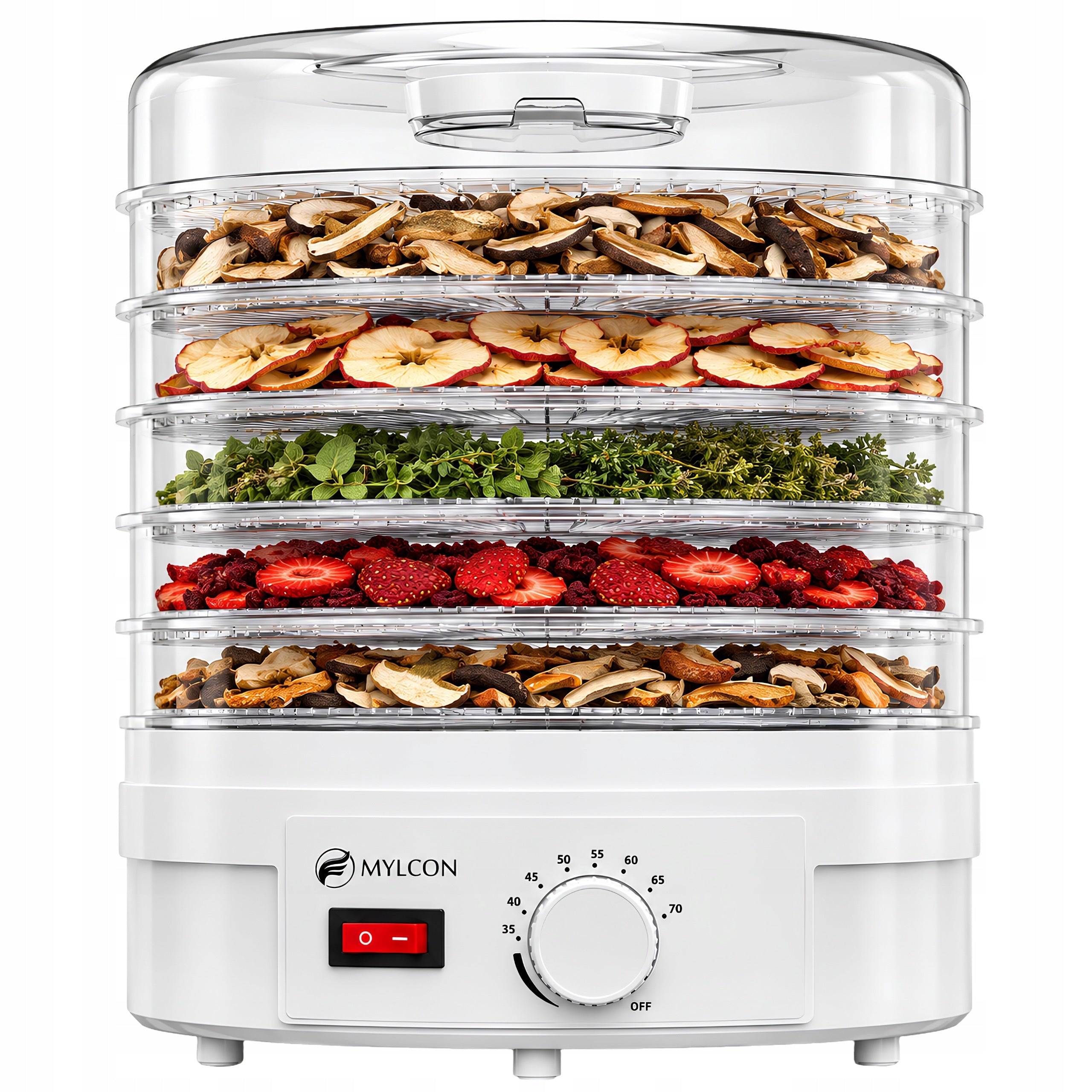 MUSHROOM DRYER FRUIT VEGETABLES HERBS FOOD STRONG 600W LARGE XXL 5 SIT