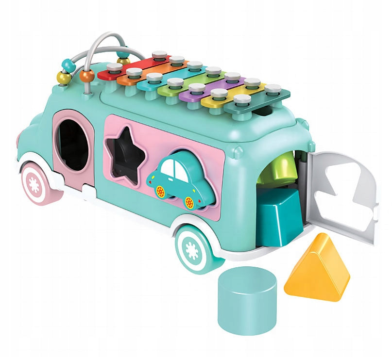 MUSIC BUS FOR CHILDREN MUSIC BUS SOTER CYMBALS BLOCKS OPENING DOORS Brand click4TOYS