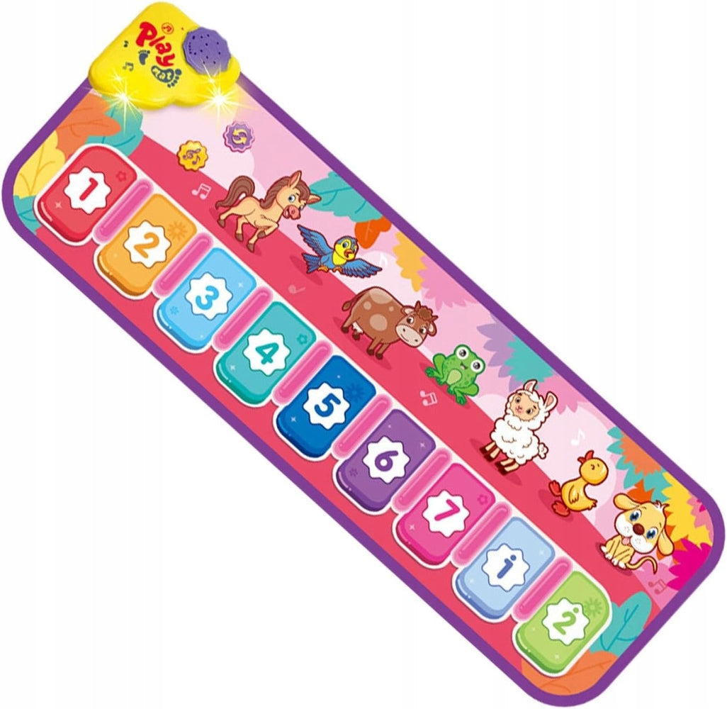 MUSIC MAT ANIMALS FOR CHILDREN GIRLS GAME DANCE FUN PINK Manufacturer code 5903864988048