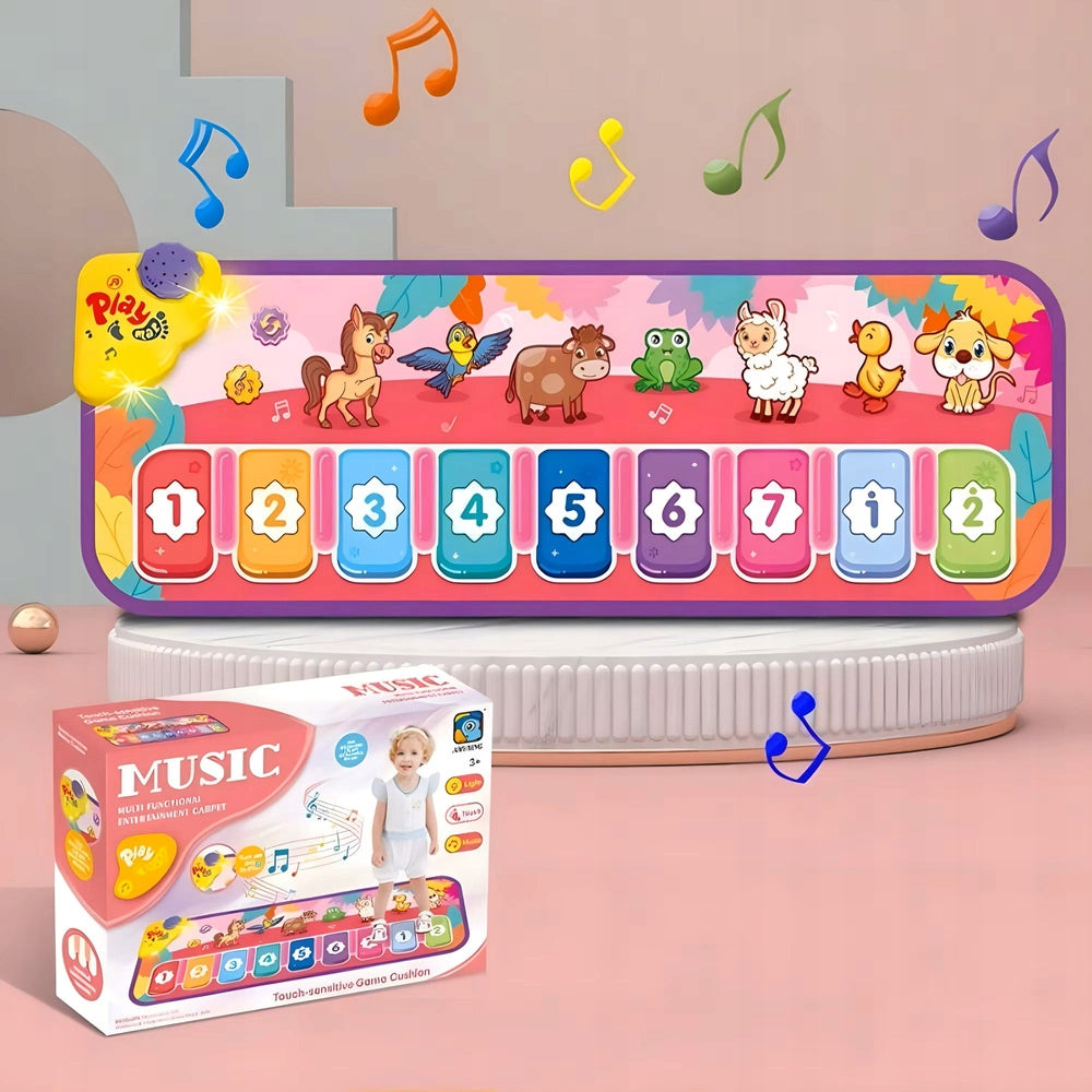 MUSIC MAT ANIMALS FOR CHILDREN GIRLS GAME DANCE FUN PINK Packaging status original