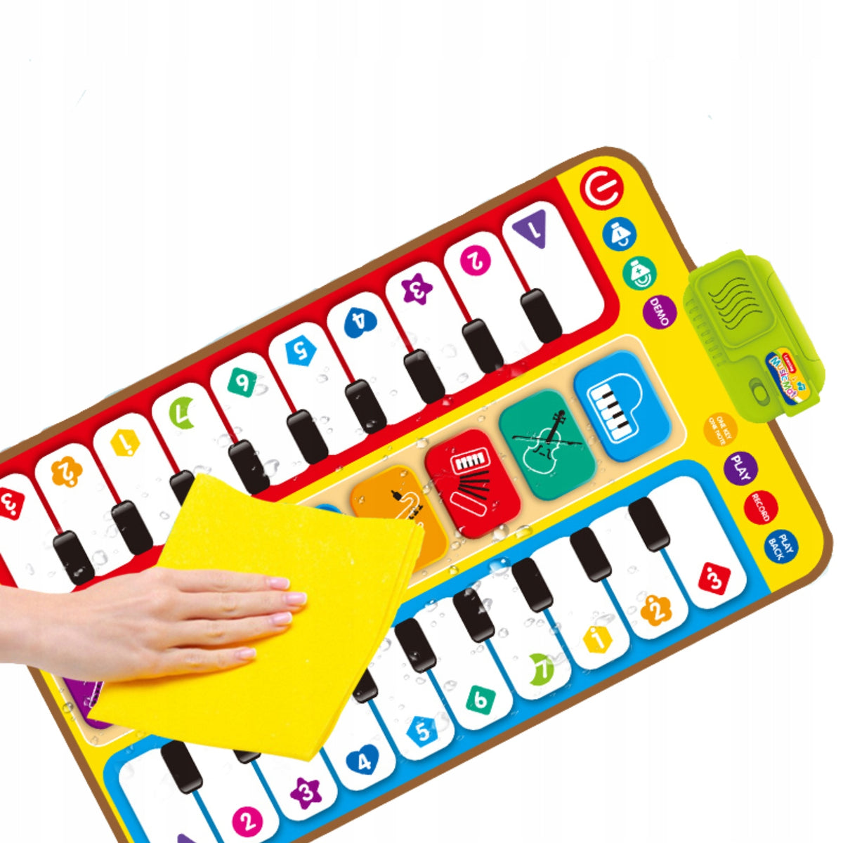 MUSIC MAT DANCE INTERACTIVE PIANO INSTRUMENTS LARGE COLORFUL Brand no brand