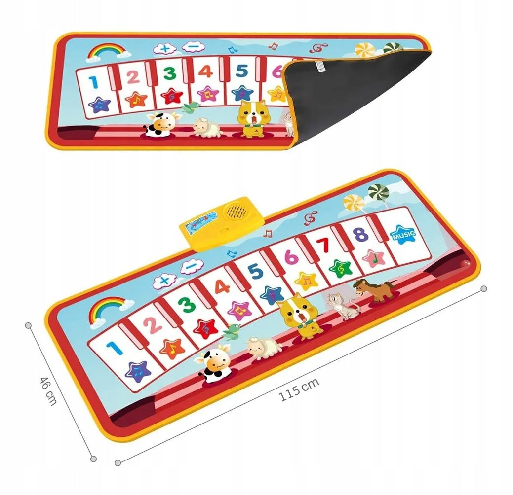 MUSIC MAT FOR DANCING INTERACTIVE FOR CHILDREN PIANO AnimalS EAN (GTIN) 5905692202150