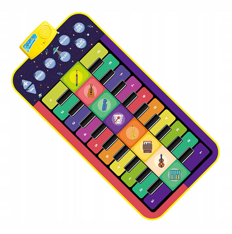 MUSIC MAT FOR DANCING PIANO DANCE GAME KEYBOARD 144x70 cm Brand click4TOYS