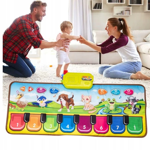 MUSIC MAT INTERACTIVE EDUCATIONAL PIANO FARM ANIMAL SOUND Brand no brand